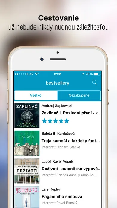 Audioknihy do mobilu