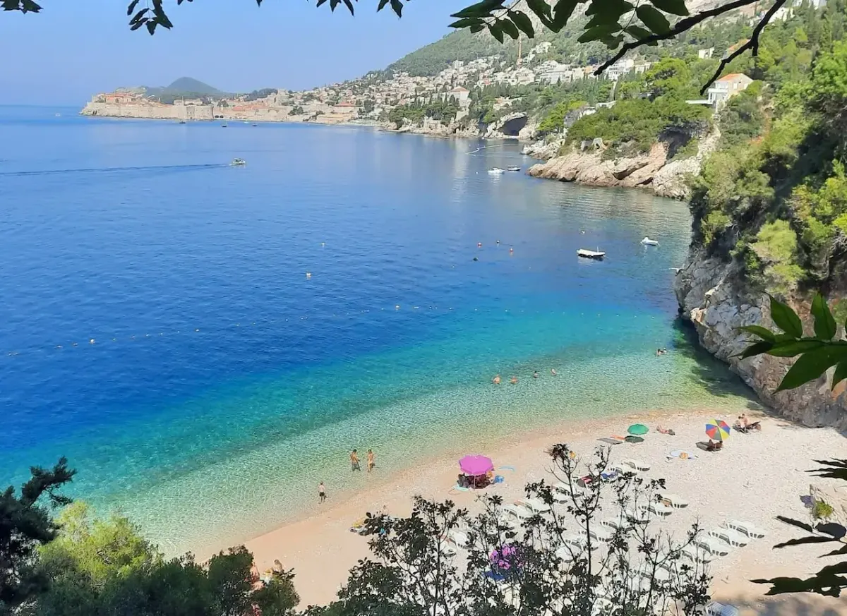 Pláž v Dubrovníku