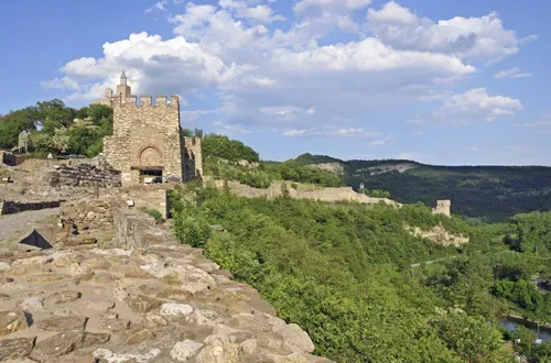 Veliko Tarnovo - pevnosť Carevec v Bulharsku